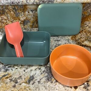 Ollie Puptainer Dog Food Bowl, Container & Scoop